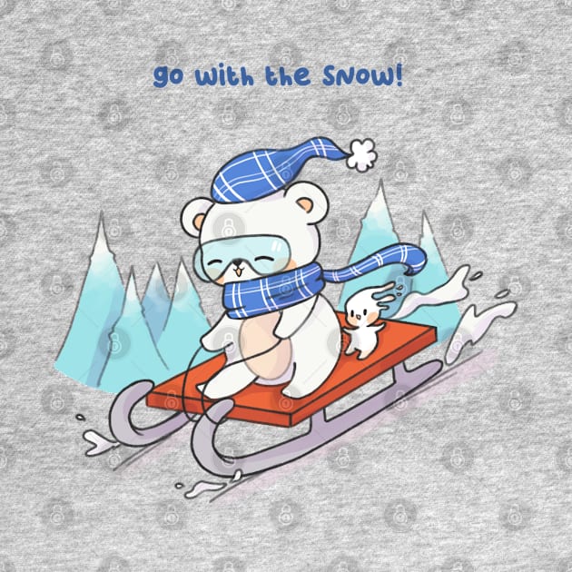 Go with the snow by white flame art